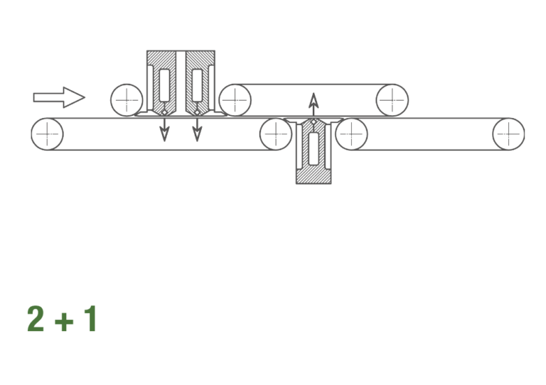 disegno tecnico ARIOSA T3 3200 macchina a depolverare in continuo.