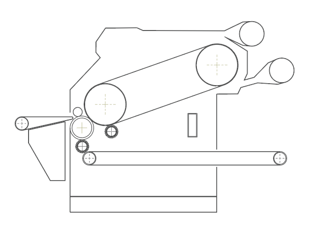 Smerigliatrice nastro disegno tecnico Attiva-soft Bergi