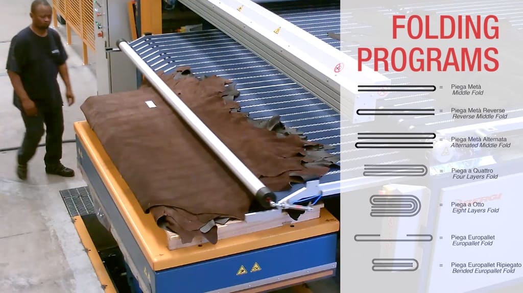 programma di piegatura Fold & Load preparatore Mazzi Automatico